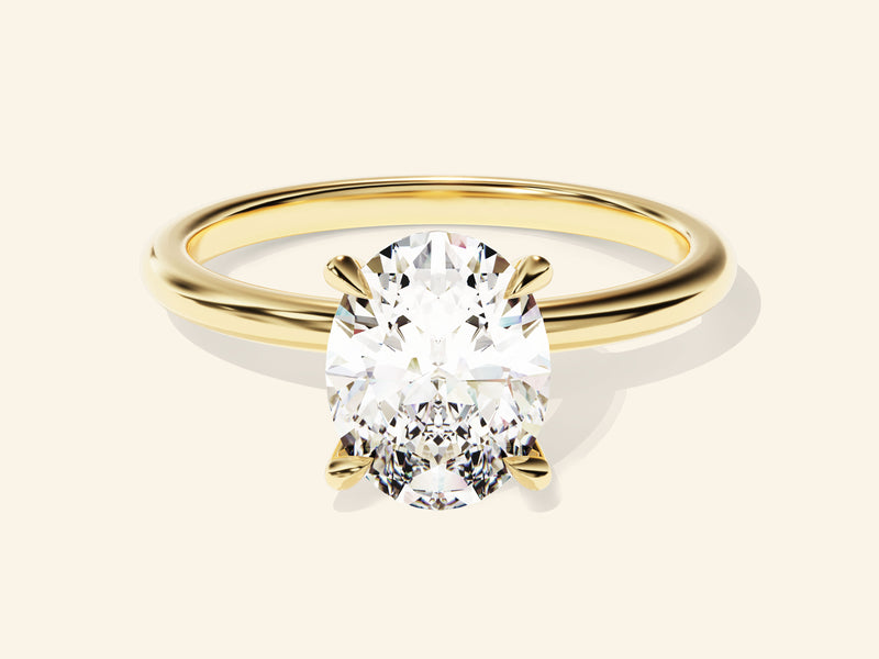 Oval Solitaire Engagement Ring
