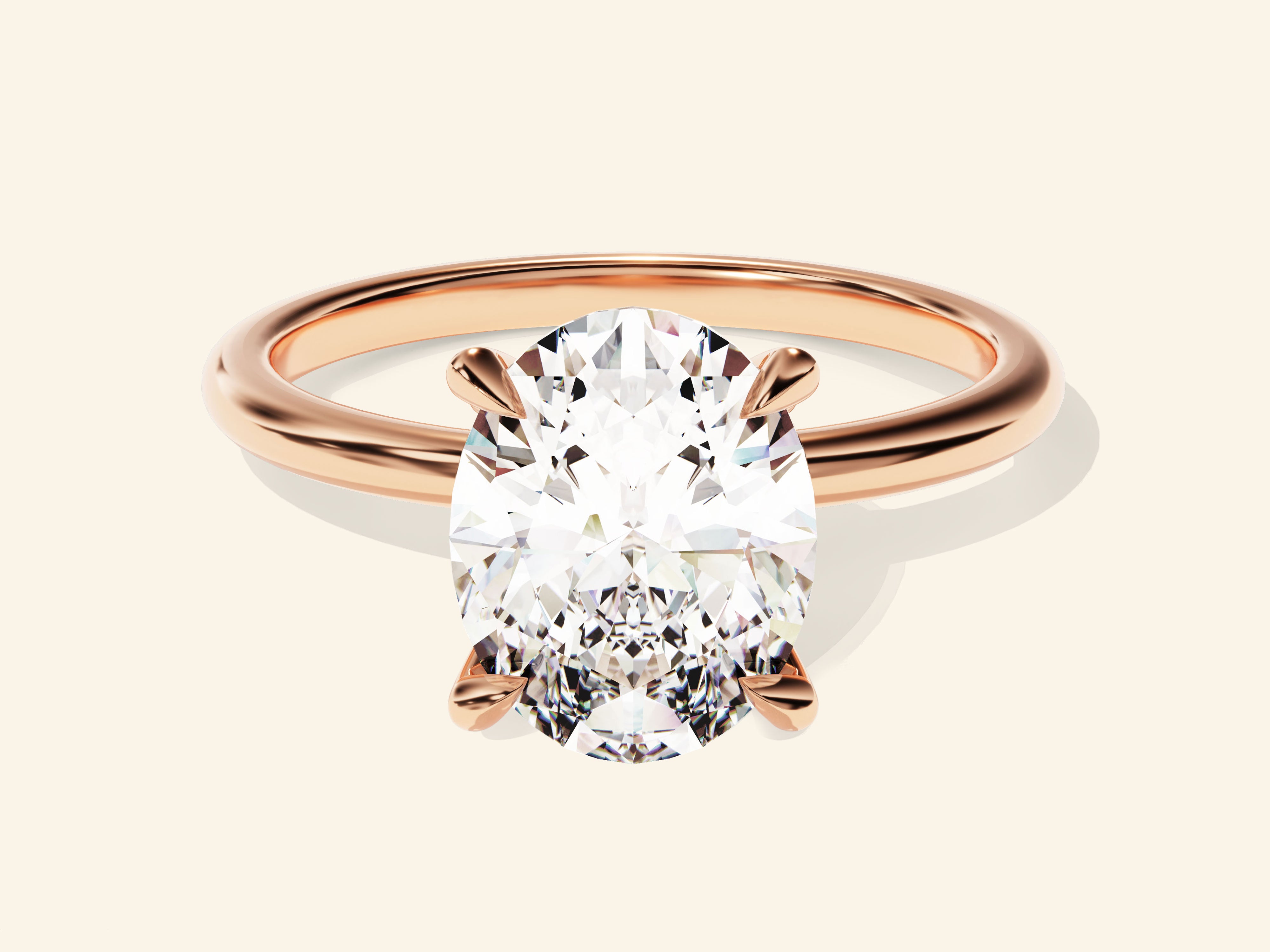 Oval Solitaire Engagement Ring