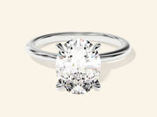 Oval Solitaire Engagement Ring