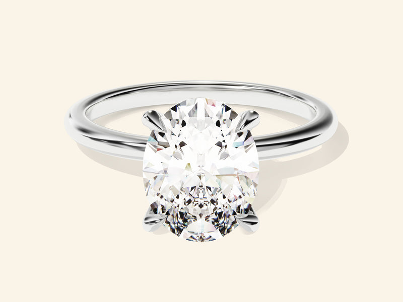 Oval Solitaire Engagement Ring
