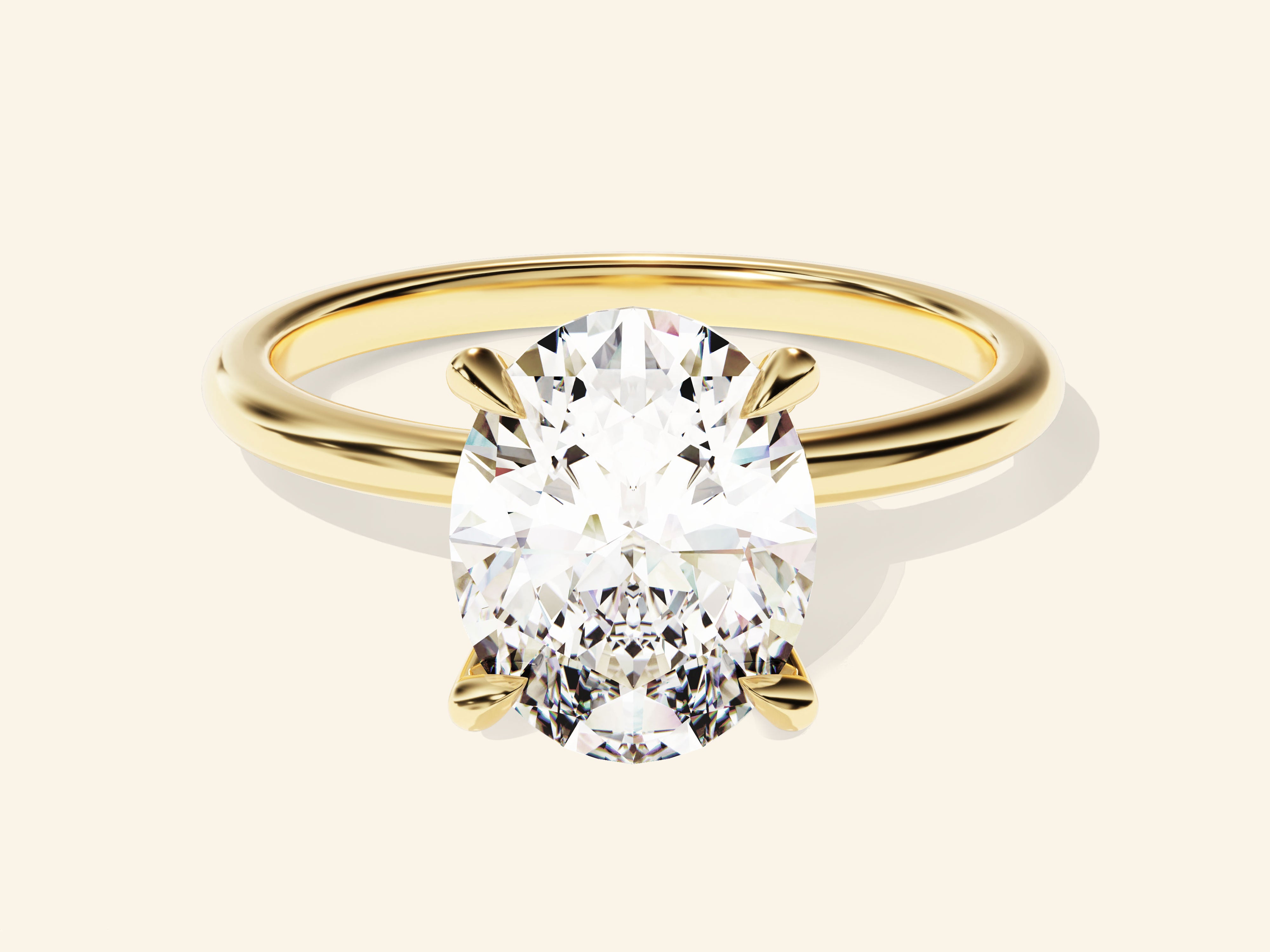 Oval Solitaire Engagement Ring