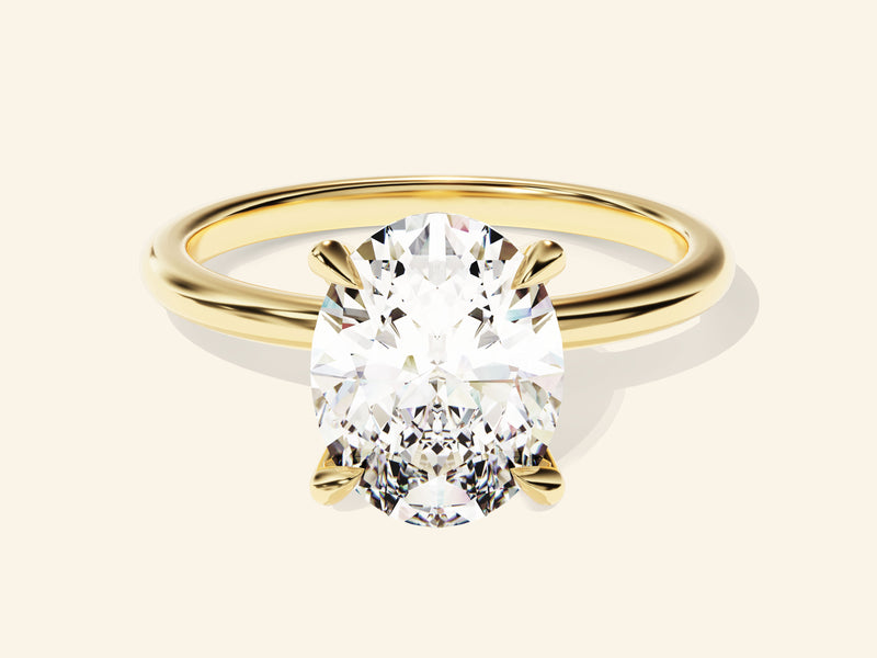 Oval Solitaire Engagement Ring