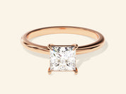 Princess Solitaire Engagement Ring