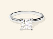 Princess Solitaire Engagement Ring