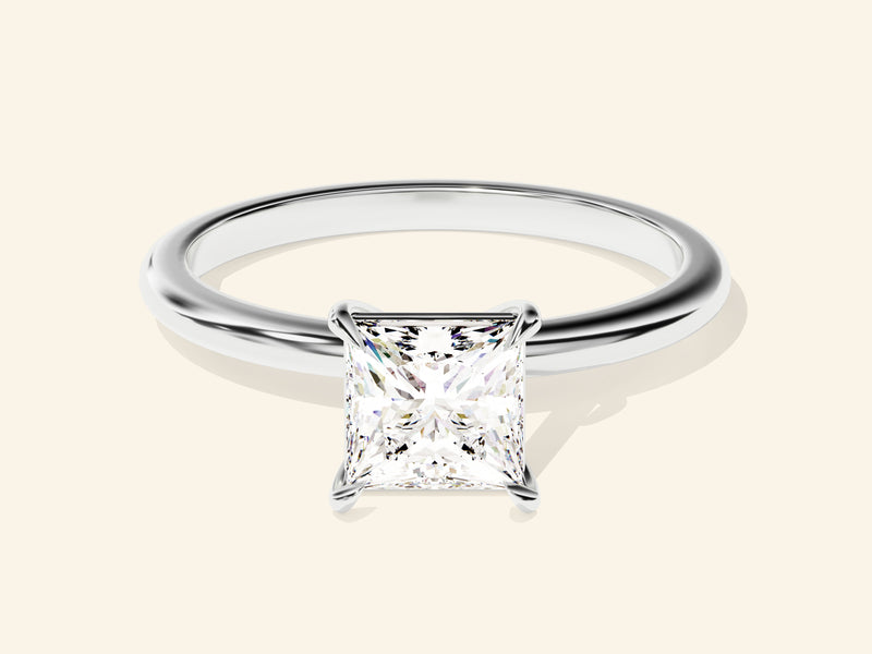Princess Solitaire Engagement Ring