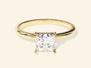 Princess Solitaire Engagement Ring