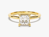 Princess Cut Solitaire Moissanite Engagement Ring (1.00 CT)