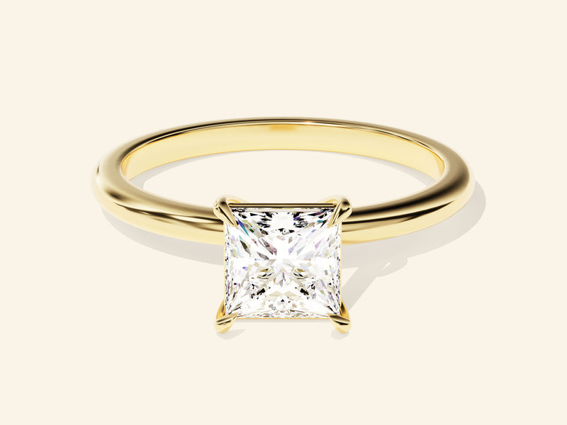 Princess Solitaire Engagement Ring