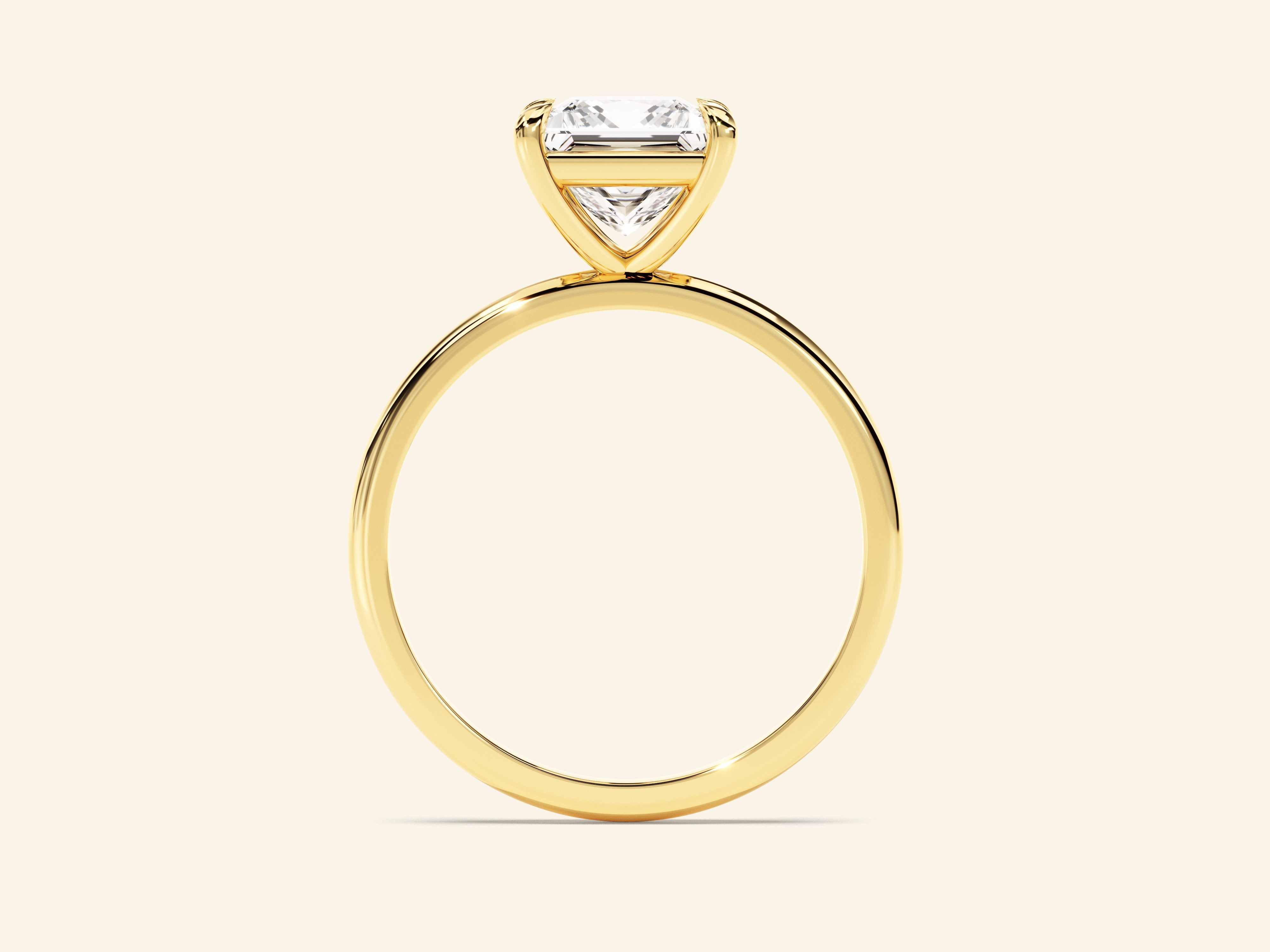 Princess Solitaire Engagement Ring