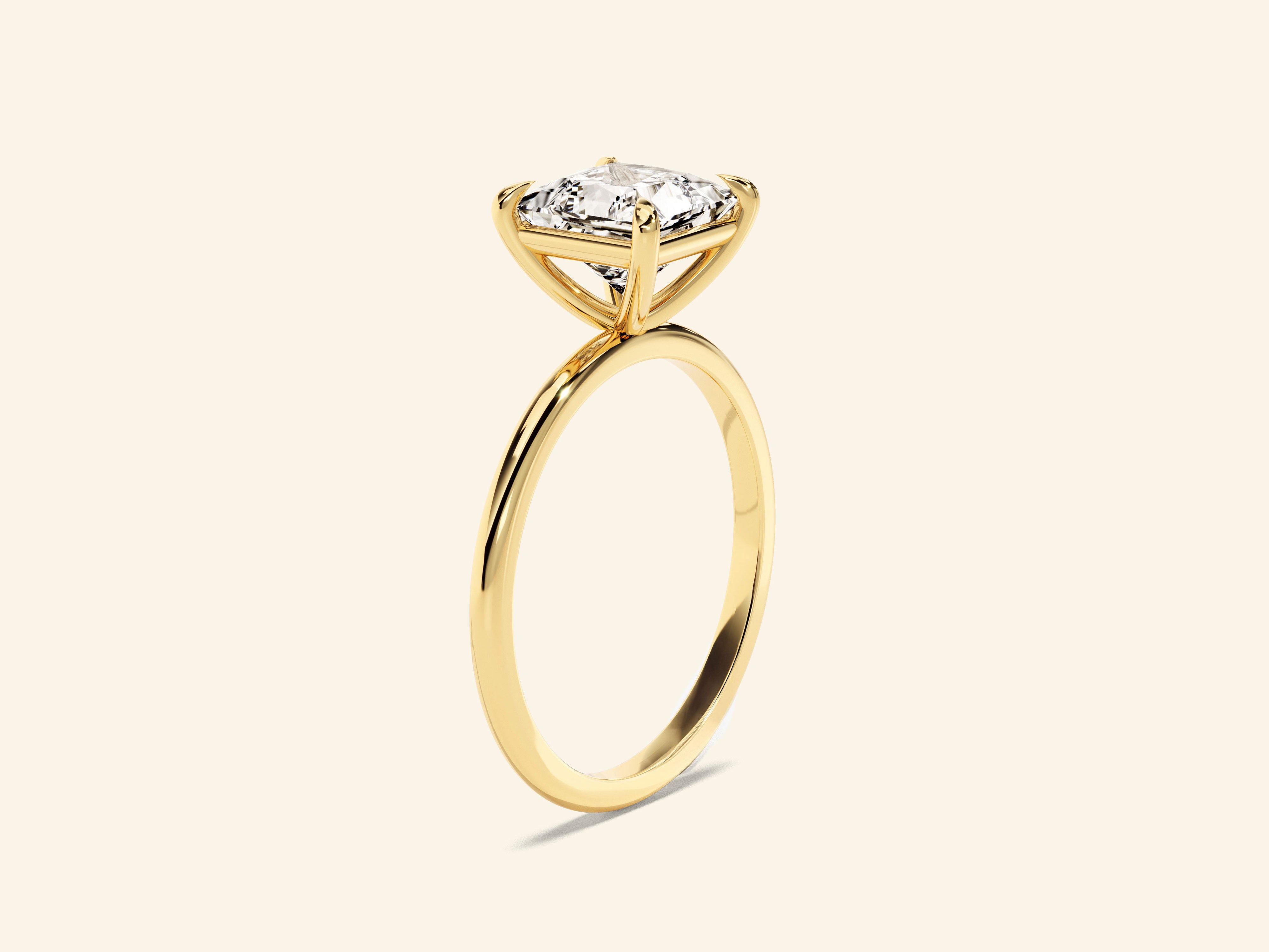 Princess Solitaire Engagement Ring