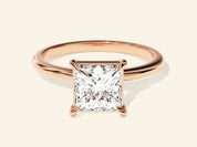 Princess Solitaire Engagement Ring