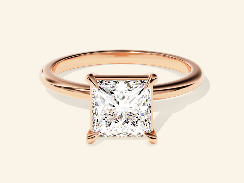 Princess Solitaire Engagement Ring