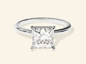 Princess Solitaire Engagement Ring