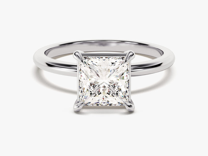 Princess Cut Solitaire Lab Grown Diamond Engagement Ring (1.50 CT)