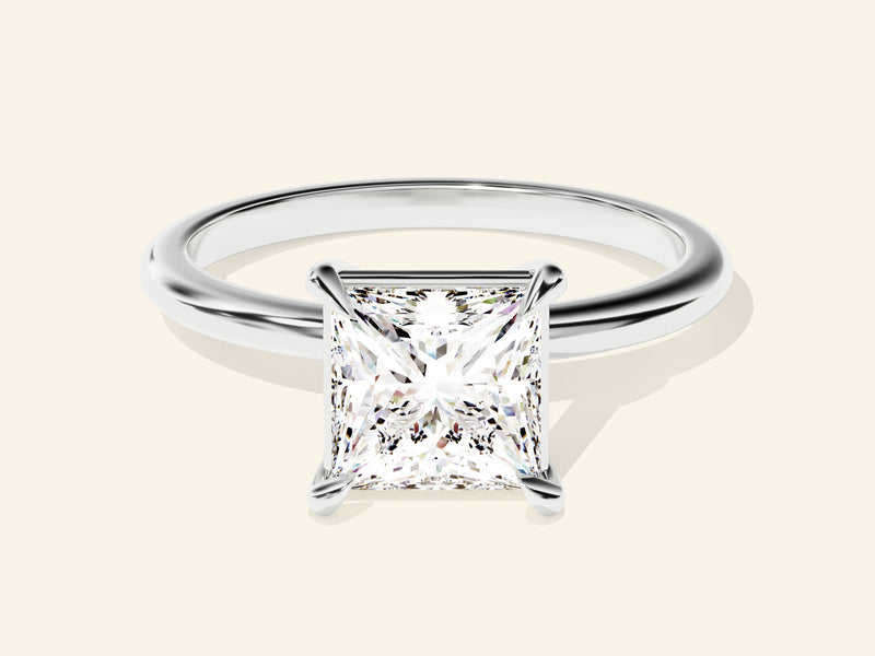 Princess Solitaire Engagement Ring