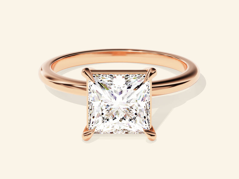 Princess Solitaire Engagement Ring