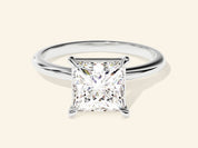 Princess Solitaire Engagement Ring