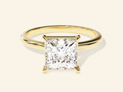 Princess Solitaire Engagement Ring