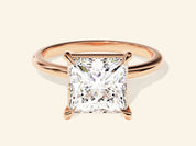 Princess Solitaire Engagement Ring