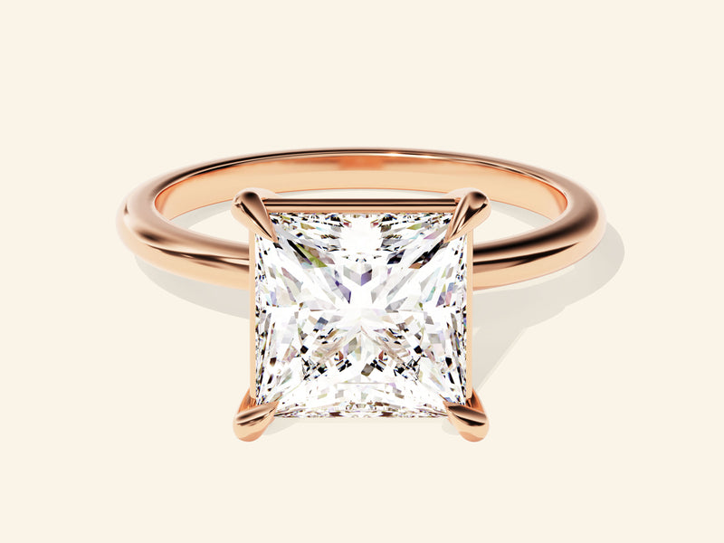 Princess Solitaire Engagement Ring