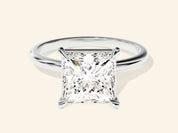 Princess Solitaire Engagement Ring