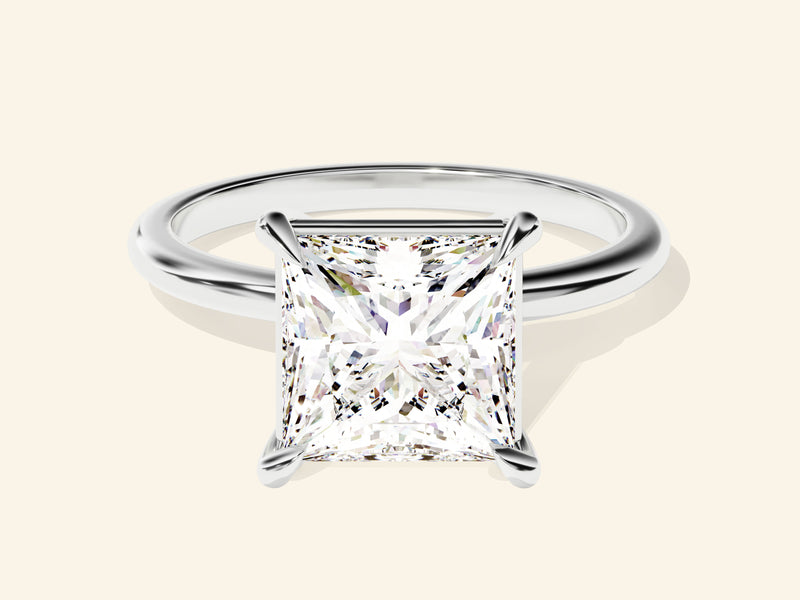 Princess Solitaire Engagement Ring