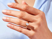 Emerald Solitaire Engagement Ring
