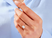 Emerald Solitaire Engagement Ring