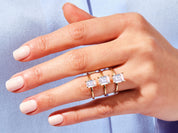 Emerald Solitaire Engagement Ring