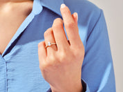 Oval Cut Engagement Ring with Pave Set Side Stones
