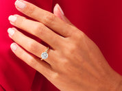 Round Twisted Engagement Ring