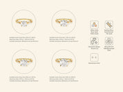 Round Twisted Engagement Ring