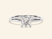 Cushion Solitaire Engagement Ring