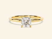 Cushion Solitaire Engagement Ring