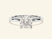 Cushion Solitaire Engagement Ring