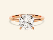 Cushion Solitaire Engagement Ring