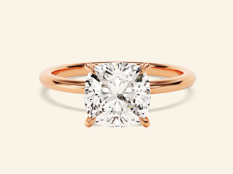 Cushion Solitaire Engagement Ring