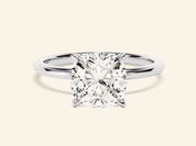 Cushion Solitaire Engagement Ring