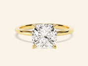 Cushion Solitaire Engagement Ring