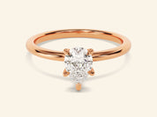 Pear Solitaire Engagement Ring
