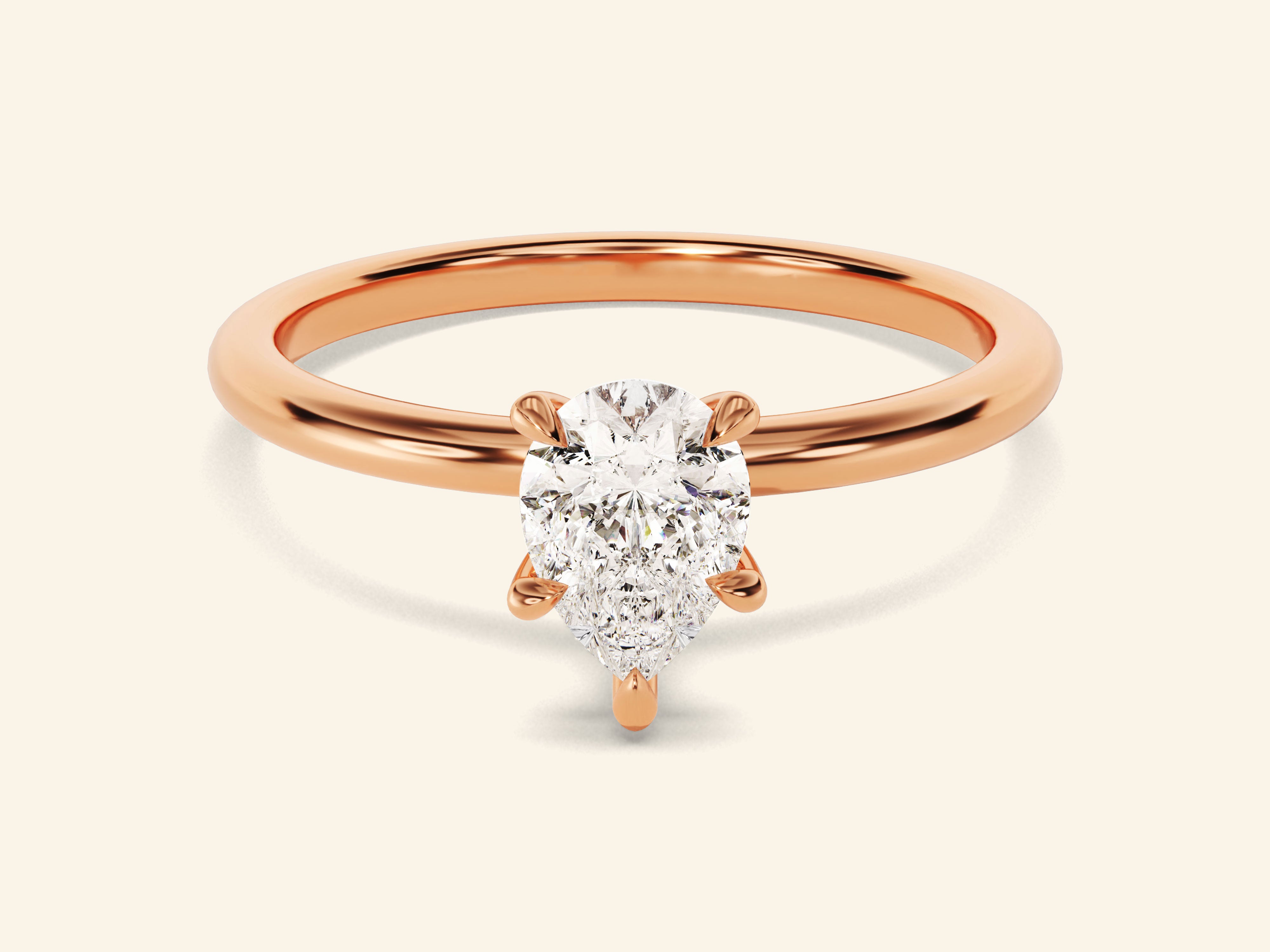 Pear Solitaire Engagement Ring