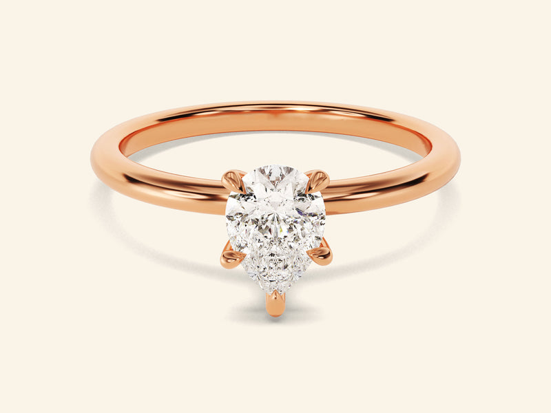 Pear Solitaire Engagement Ring