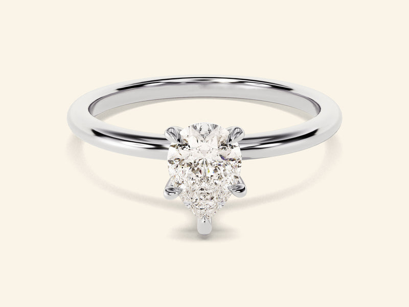 Pear Solitaire Engagement Ring