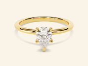 Pear Solitaire Engagement Ring
