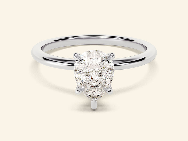Pear Solitaire Engagement Ring