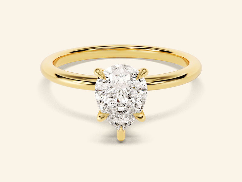 Pear Solitaire Engagement Ring