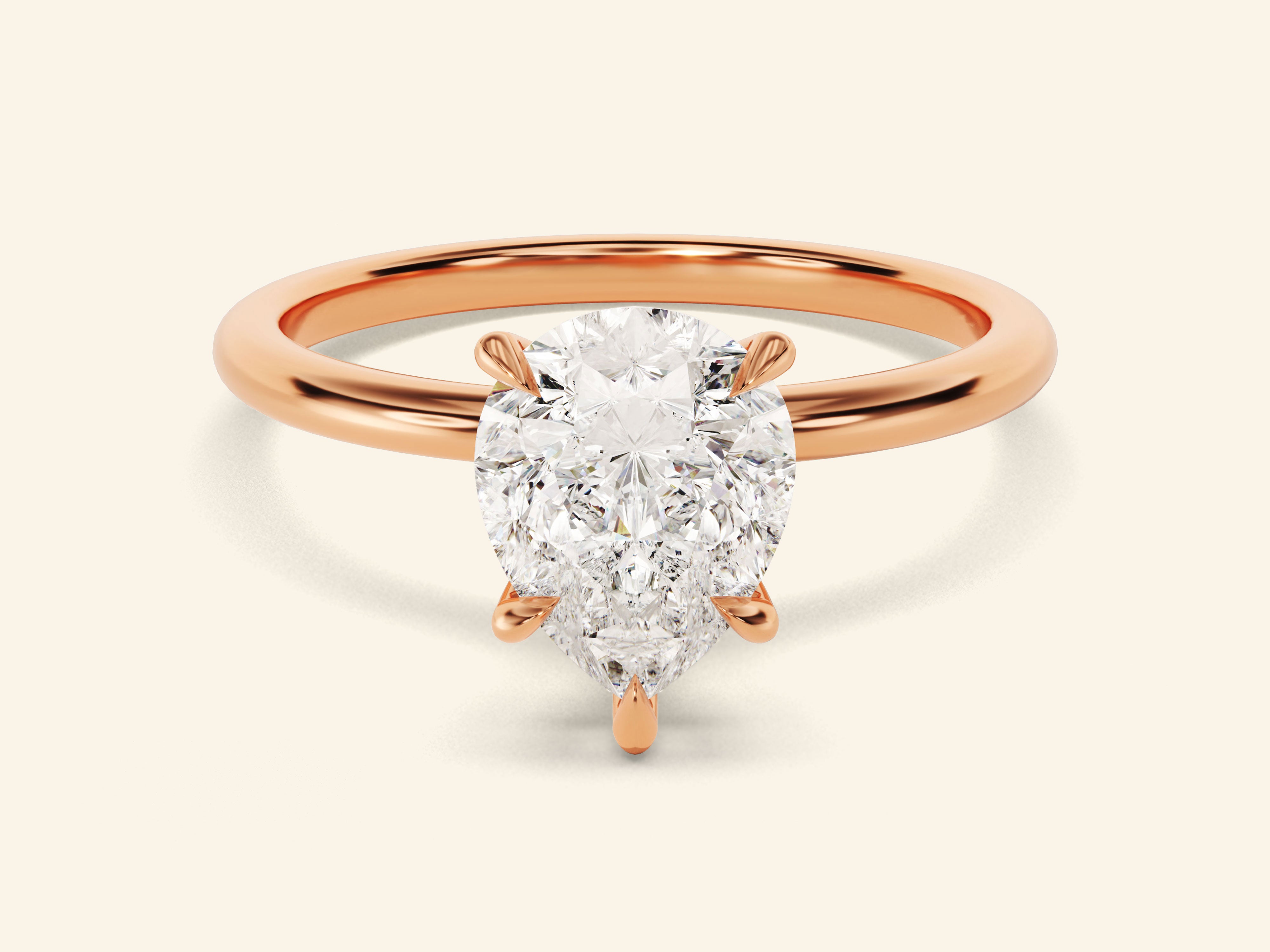 Pear Solitaire Engagement Ring