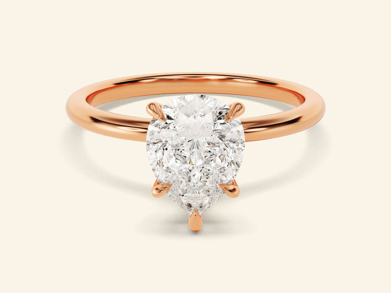 Pear Solitaire Engagement Ring