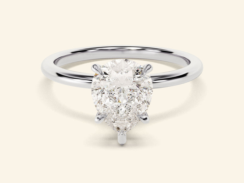 Pear Solitaire Engagement Ring