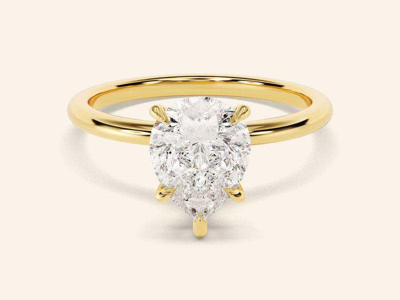 Pear Solitaire Engagement Ring